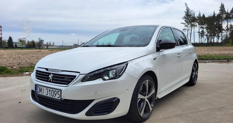 Peugeot 308 cena 50000 przebieg: 154442, rok produkcji 2015 z Opole małe 596